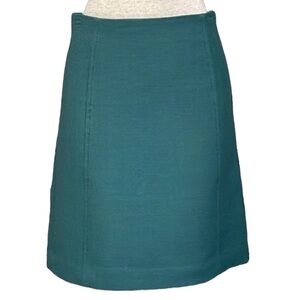 Ballsey Skirt Green Pencil Straight Knee Length Size Small